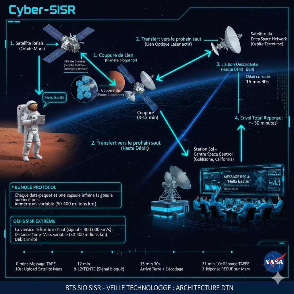 Schéma explicatif du réseau DTN